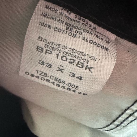 Men’s Jeans Size 33x34 Baileys Point, like new - Picture 5 of 5